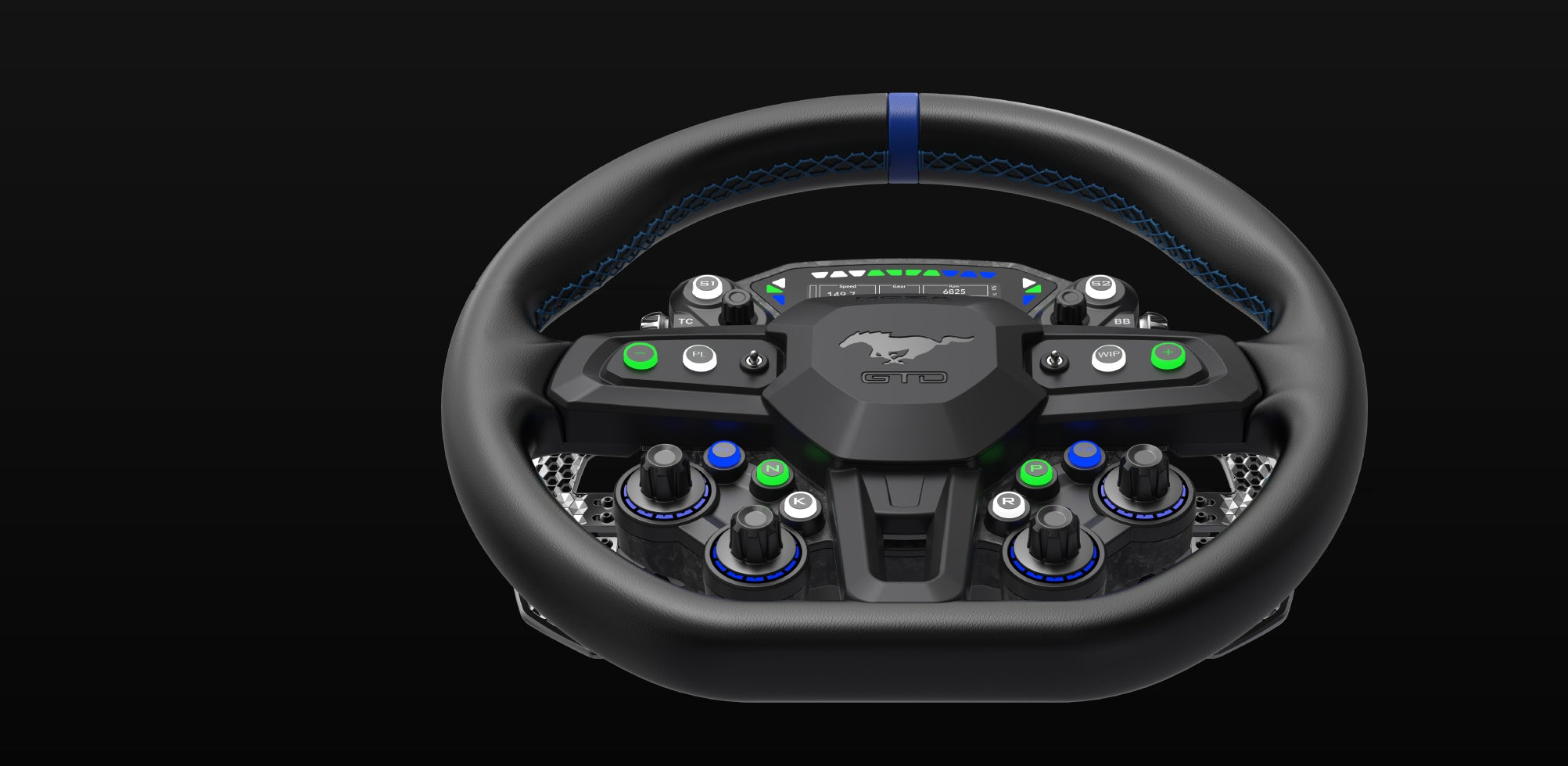 Moza Mustang GTD rgb control